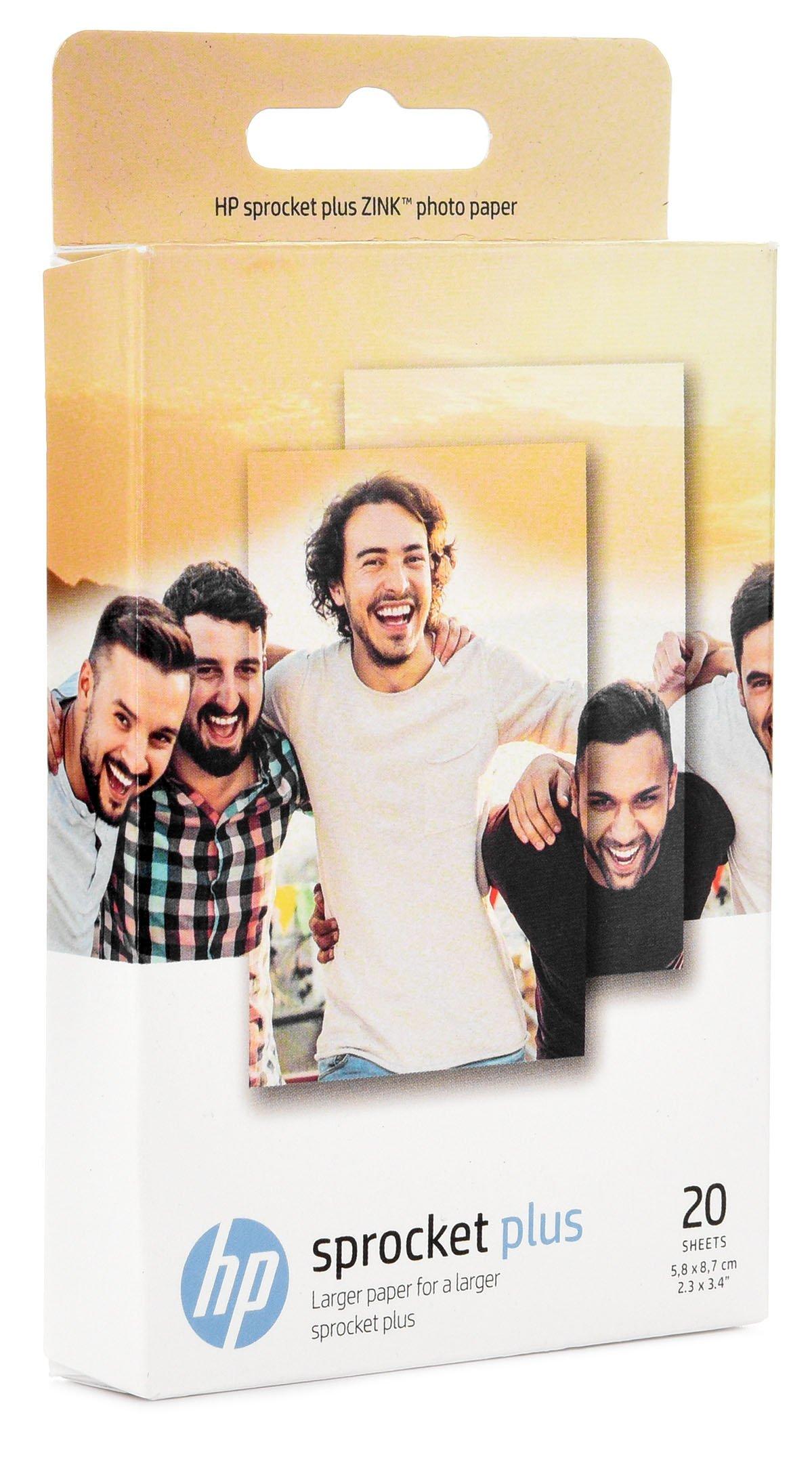 HP Sprocket 2.3 x 3.4 Premium Zink Sticky-Backed Photo Paper