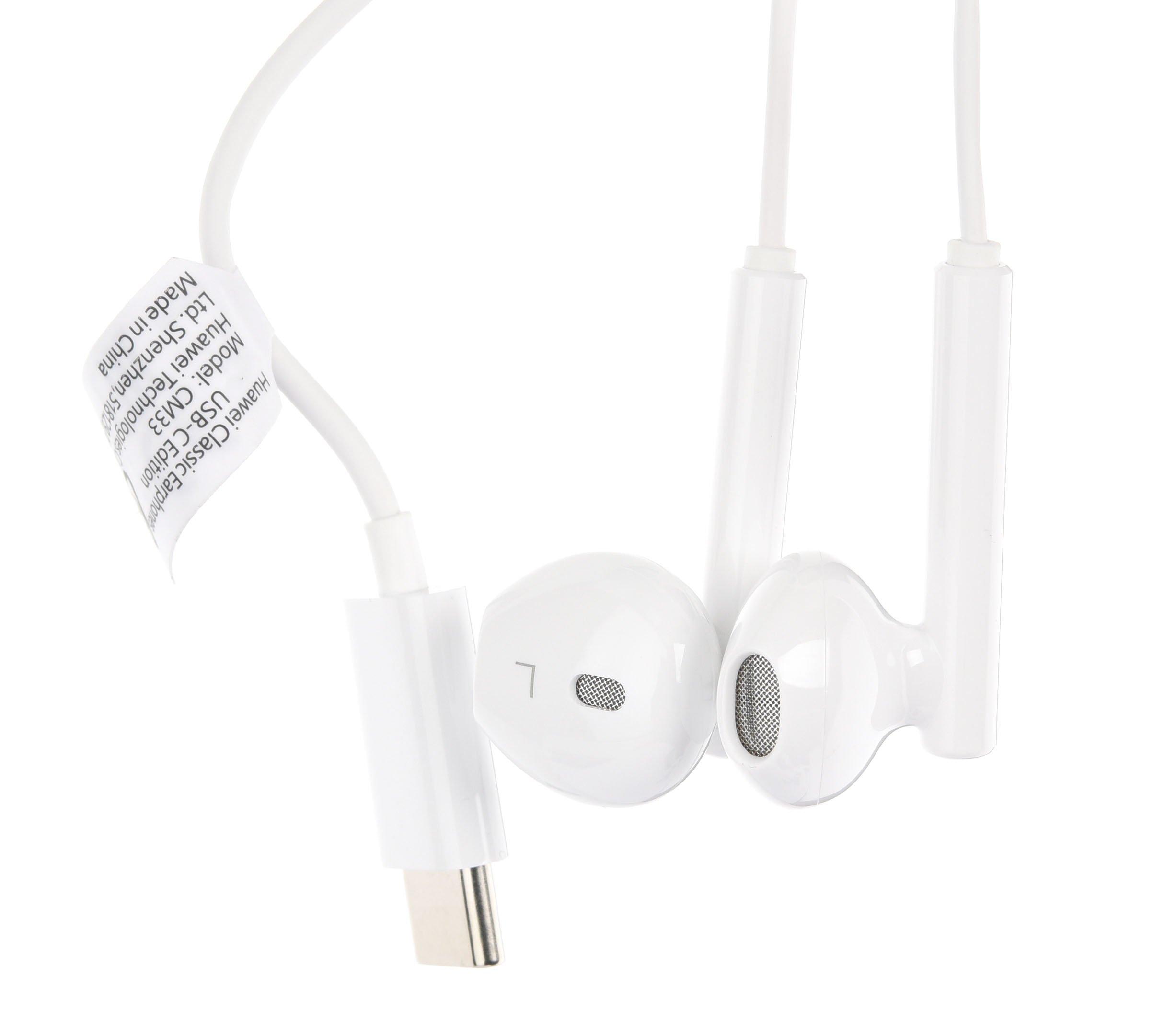 Huawei CM33 Type C with Digital wired Earphone White eXtra Saudi