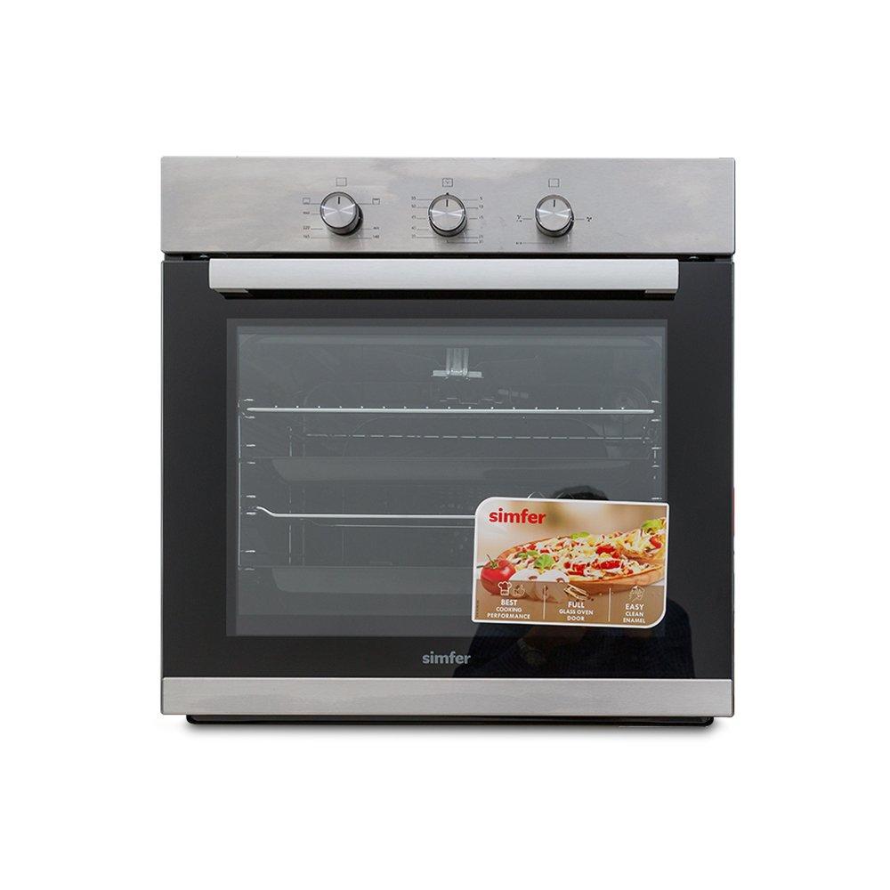 Simfer Built-in Gas Oven with Grill and Fan Stainless Steel - eXtra Oman