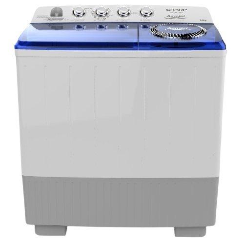 Sharp 14.0KG Washing Machine Twin Tub Plastic Body White eXtra Oman