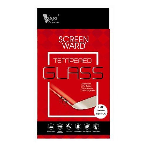 Buy Adpo 2.5D Tempered Glass Screen Protector For Honor 7C, Clear in Saudi Arabia