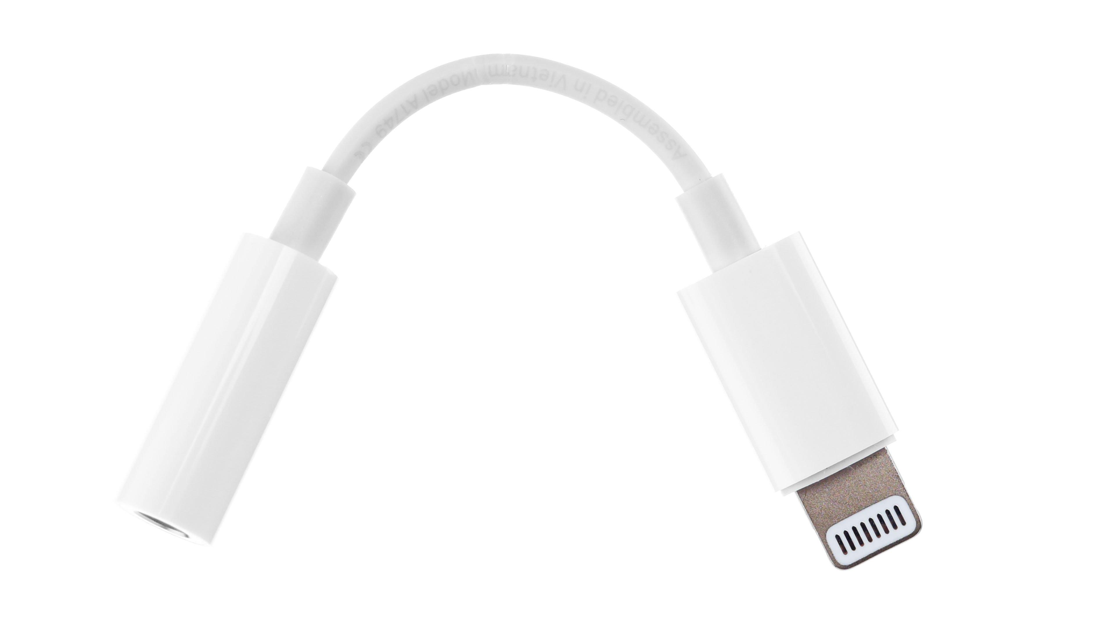 Apple Lightning to  mm Headphone Jack Adapter - eXtra Saudi