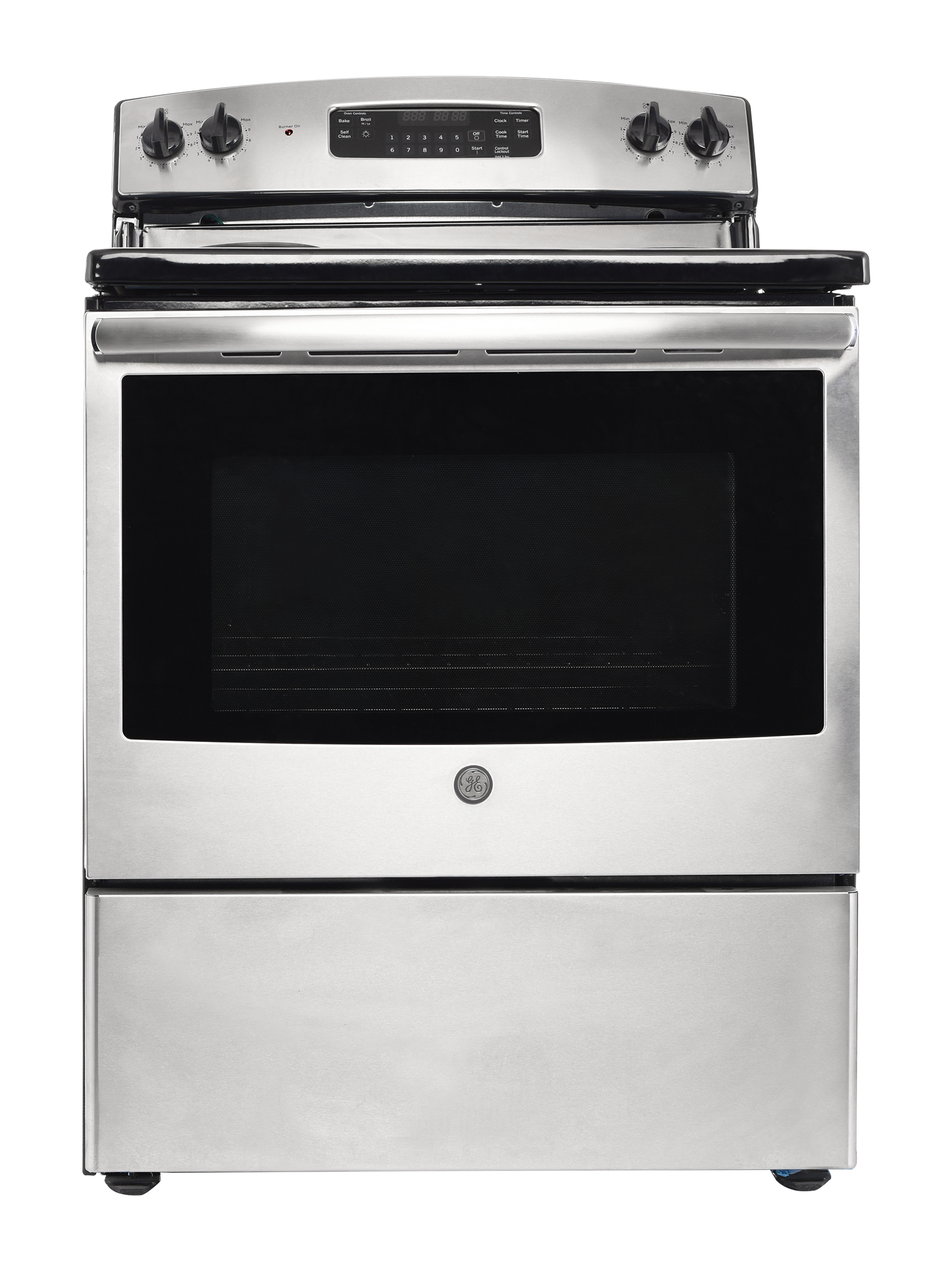 GE Free Standing Electric Range 30 Inch 4 Coil Stainless Steel