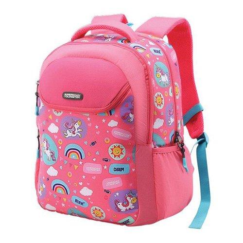 AMERICAN TOURISTER Woodle School Bag M 01 Pink price in Saudi