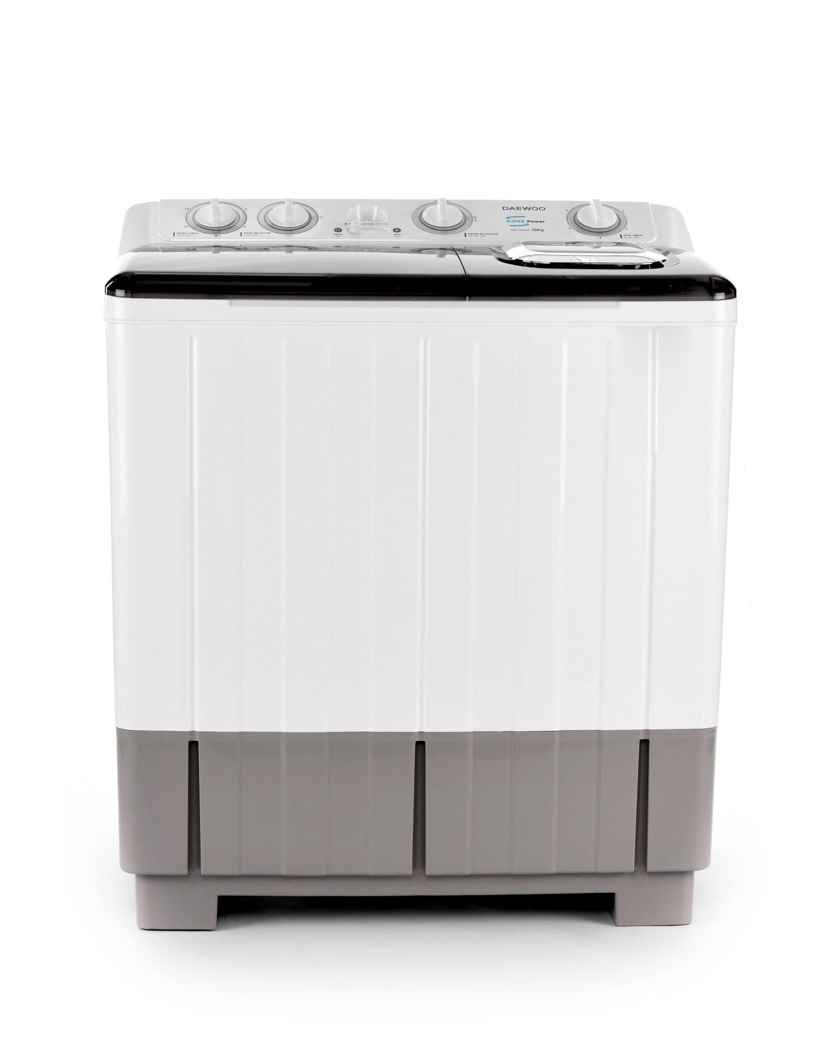 Daewoo Twin Tub Semi Automatic Washing Machine , 10KG, White price in