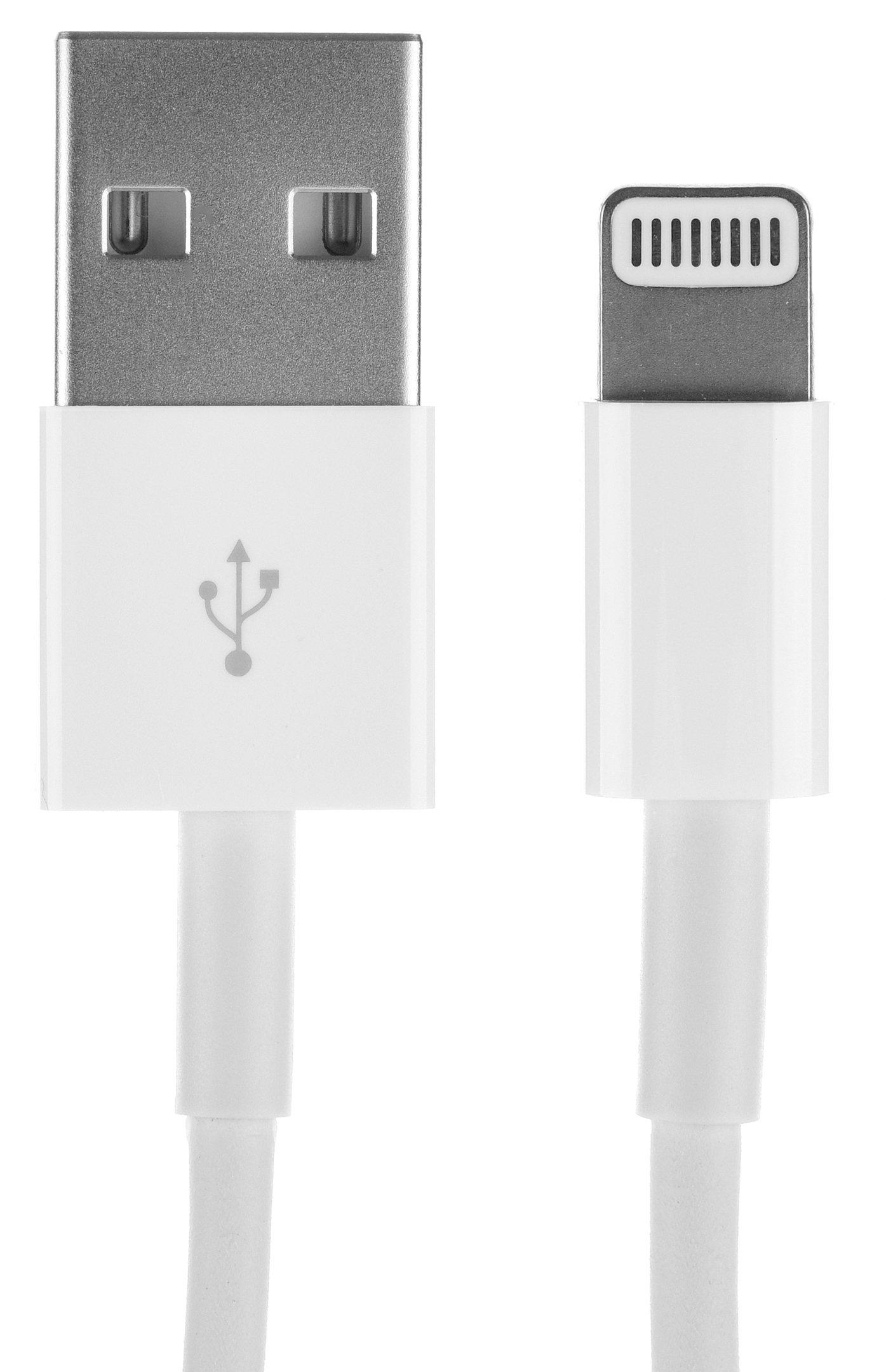Buy Lightning to USB Cable 0.5 M, White in Saudi Arabia