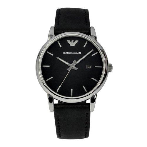 emporio armani black watch price