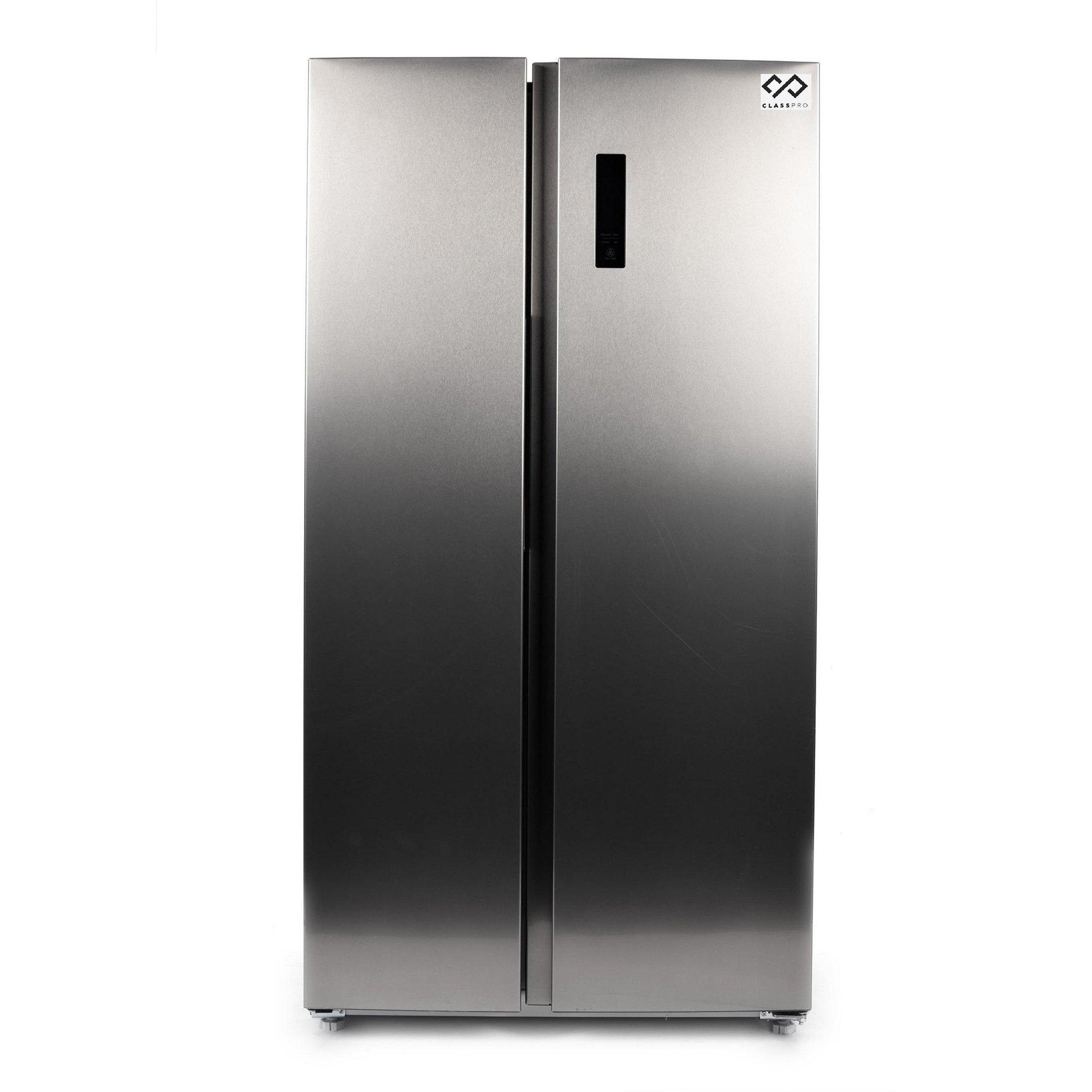 Buy ClassPro Side by Side Refrigerator 19.9 Cuft, Inverter Control, Silver in Saudi Arabia