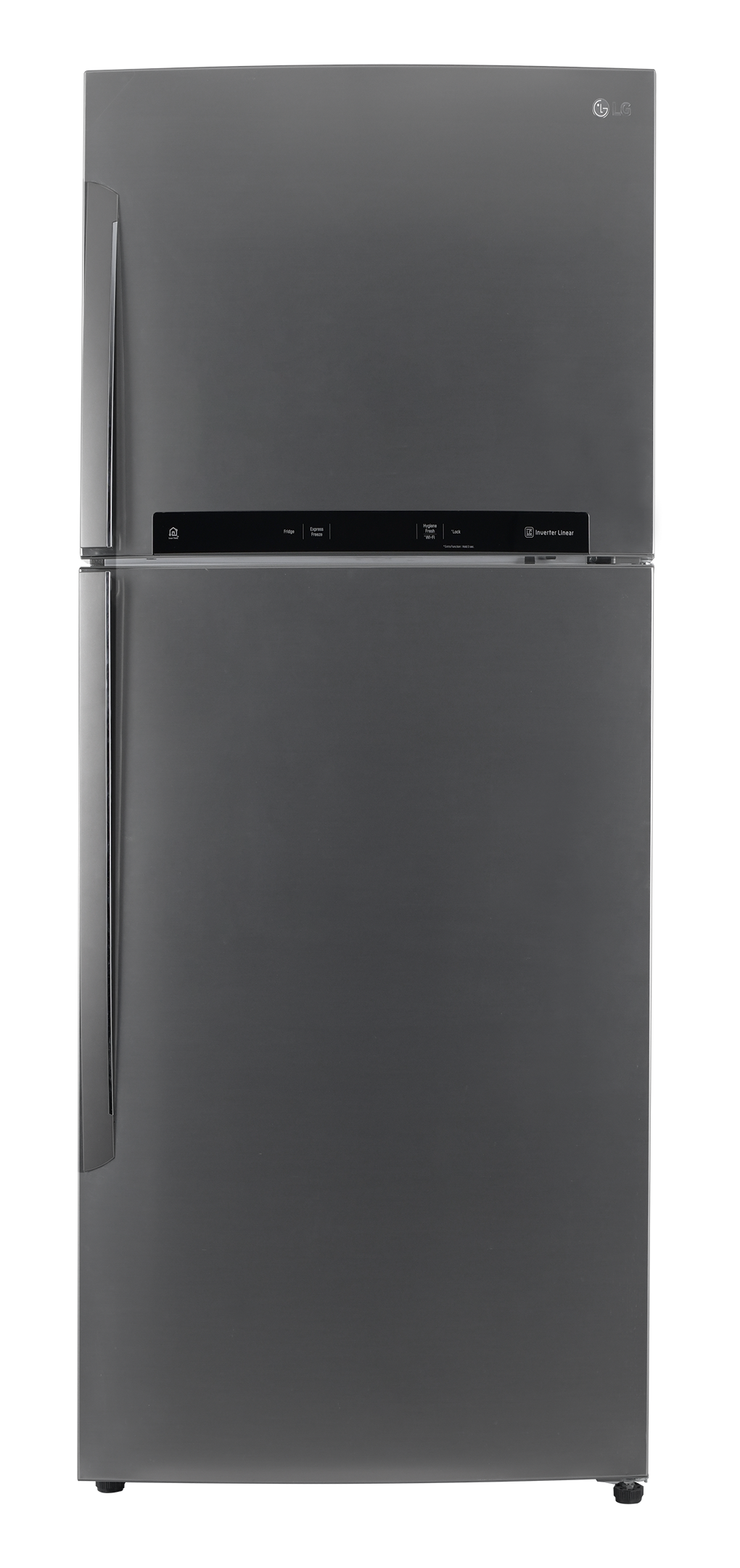 Buy LG Refrigerator 11.3Cu.ft, Freezer 4.1Cu.ft Smart ThinQ, Inverter Linear, Silver in Saudi Arabia