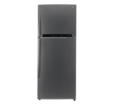 Buy LG Refrigerator 11.3Cu.ft, Freezer 4.1Cu.ft Smart ThinQ, Inverter Linear, Silver in Saudi Arabia