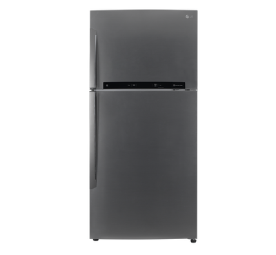 Buy LG Refrigerator, 20.9 Cu.ft, Linear Compressor, Platinum Silver in Saudi Arabia