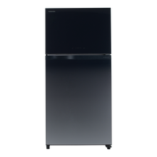 Buy Toshiba Refrigerator 13.8Cu.ft Freezer 5.8Cu.ft, Inverter, Gradation Color Glass Door in Saudi Arabia