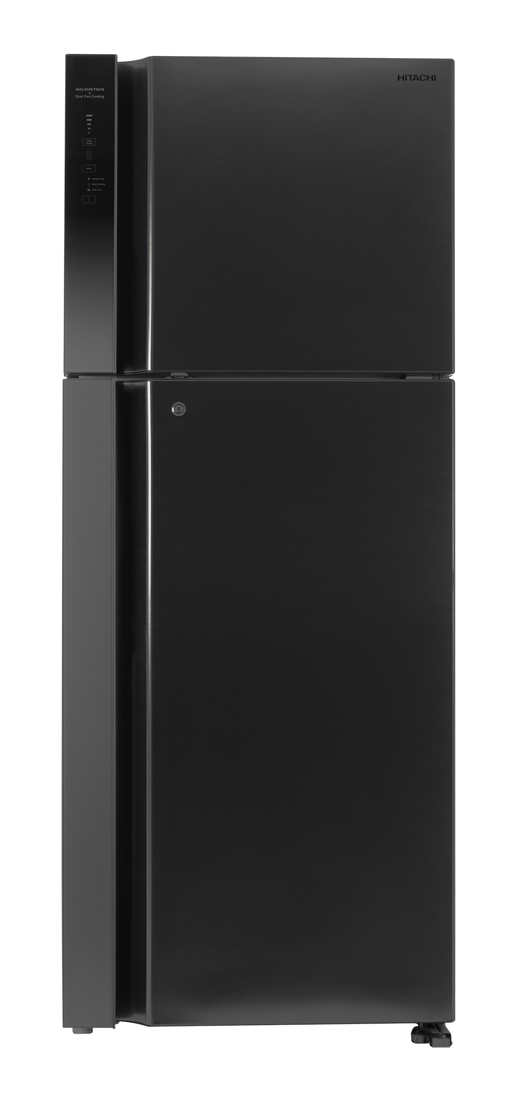 Buy Hitachi Refrigerator 11.8Cu.ft, Freezer 4.1Cu.ft, Inverter, Brilliant Black Color in Saudi Arabia