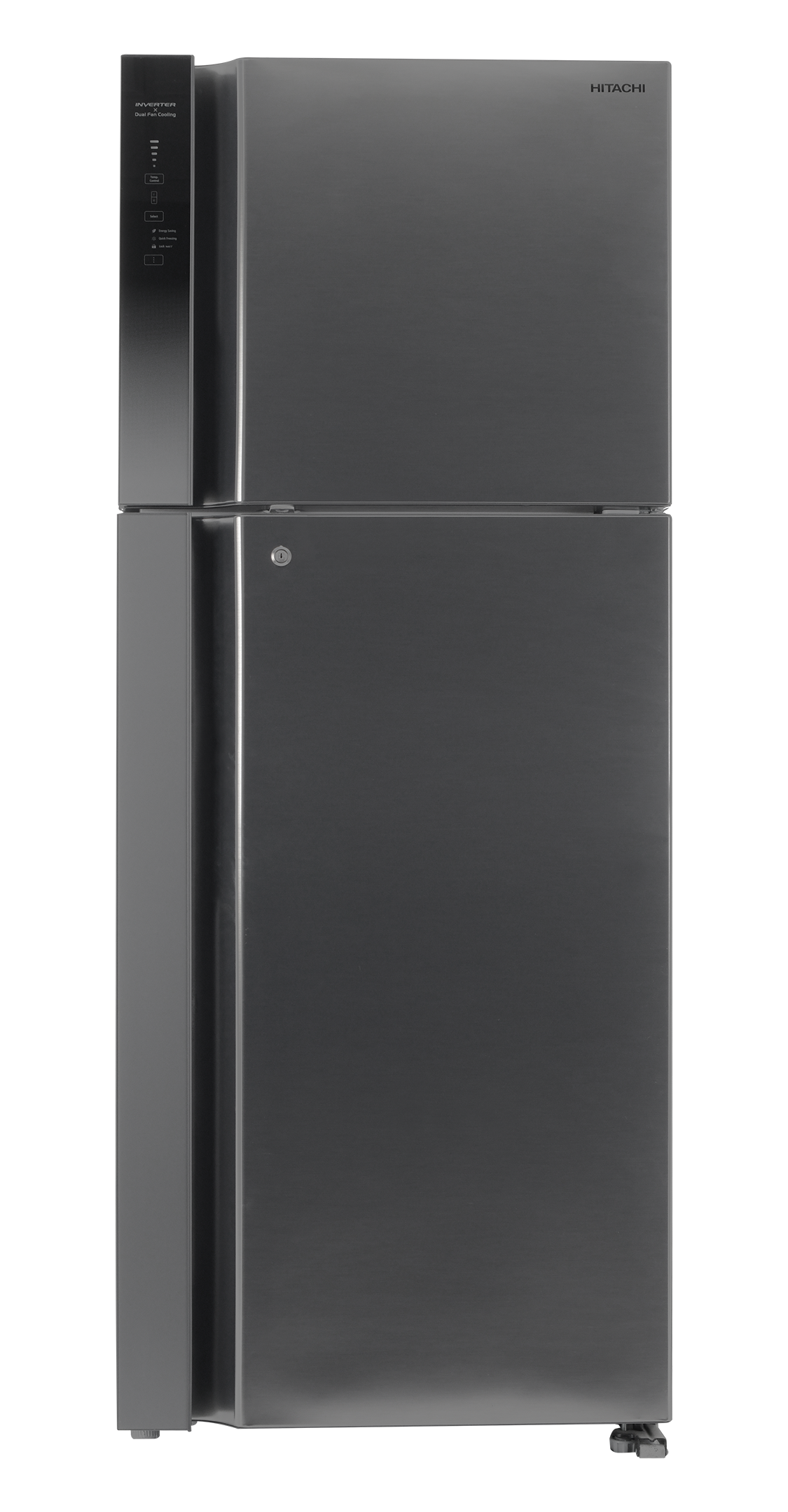 Buy Hitachi Refrigerator 11.8Cu.ft, Freezer 4.1Cu.ft, Inverter, Silver in Saudi Arabia