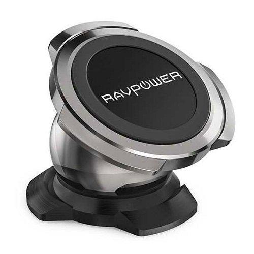 Buy RAVPower Magnetic Car Phone Mount, Black in Saudi Arabia