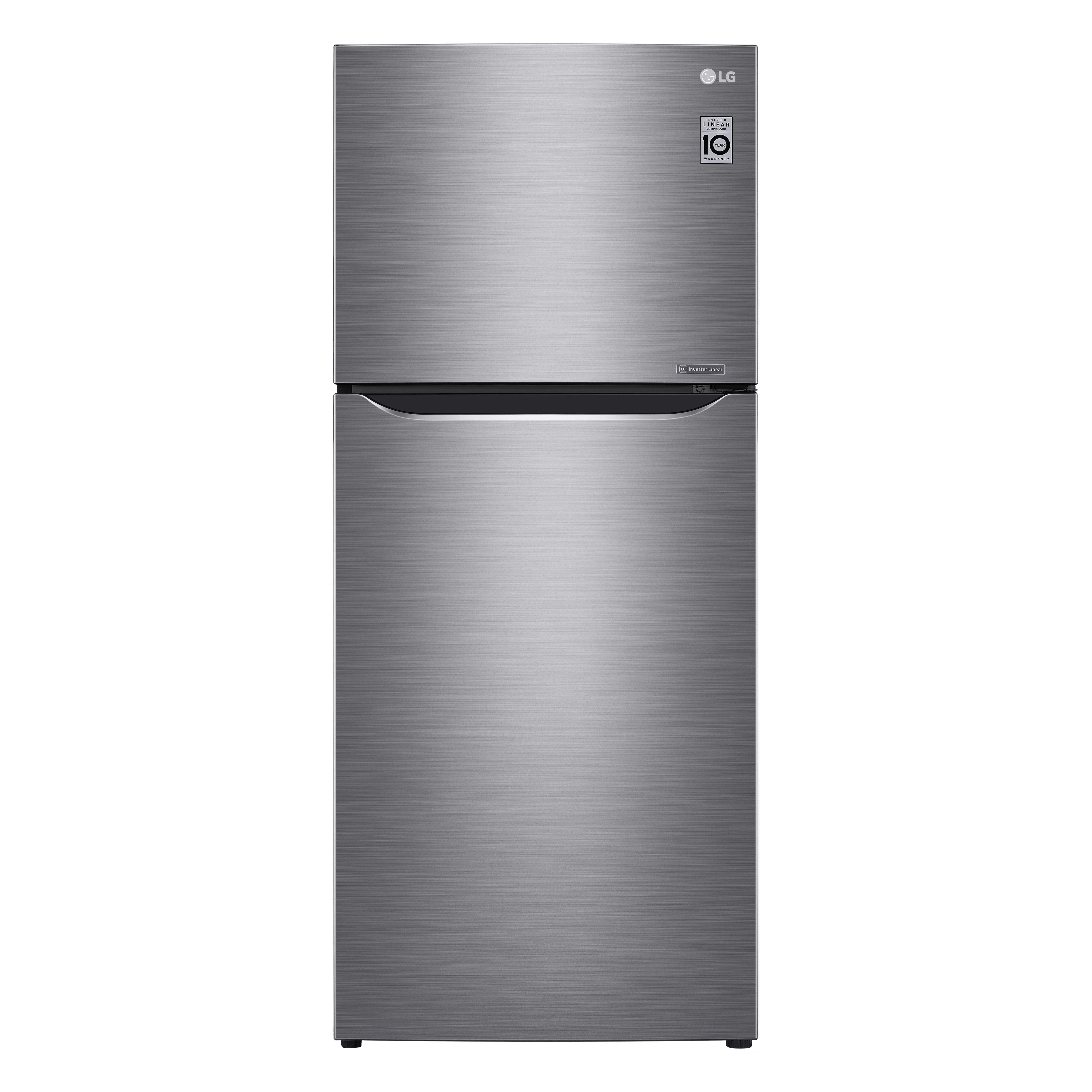 سعر LG Refrigerator 13.9 Cu.ft, Linear Compressor, Platinum Silver فى