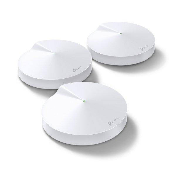 tplink Tplink Deco M5 Deco M5(3-pack), Band: Tri band, Color: White, Device Type: Wifi Extender, Made In: China, Product Type: Router, Series Name: Deco M5, Speed MBPS: No, USBType: No, Bluetooth: No, Ethernet LAN ports: Yes, WiFi, 0.18 cm, WiFi, WiFi, 0.18 cm, 2, Up to 867 Mbps at 5 GHz