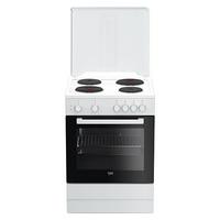Beko Electric Cooker, 60X60 Turbo Oven 4 HP White Metal Toplid, White