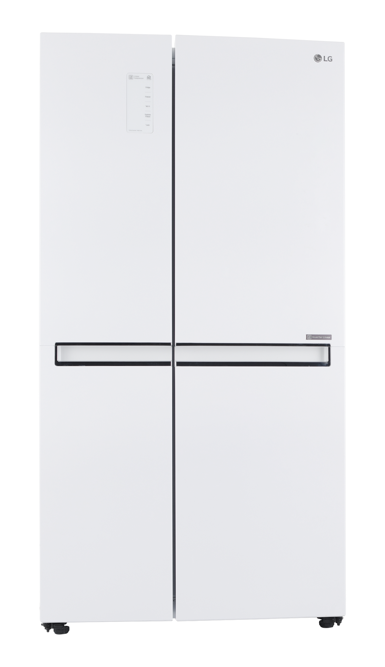 Buy LG Side by Side Refrigerator, 22.1 Cu.ft, LINEAR Cooling, White in Saudi Arabia