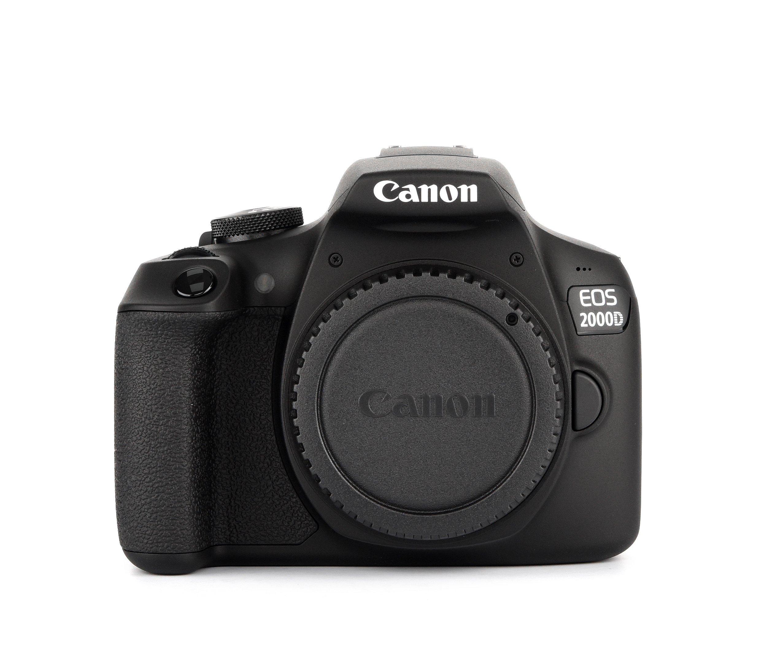 CANON DSLR EOS 2000D 18-55DC, 24 megapixels FHD, Black