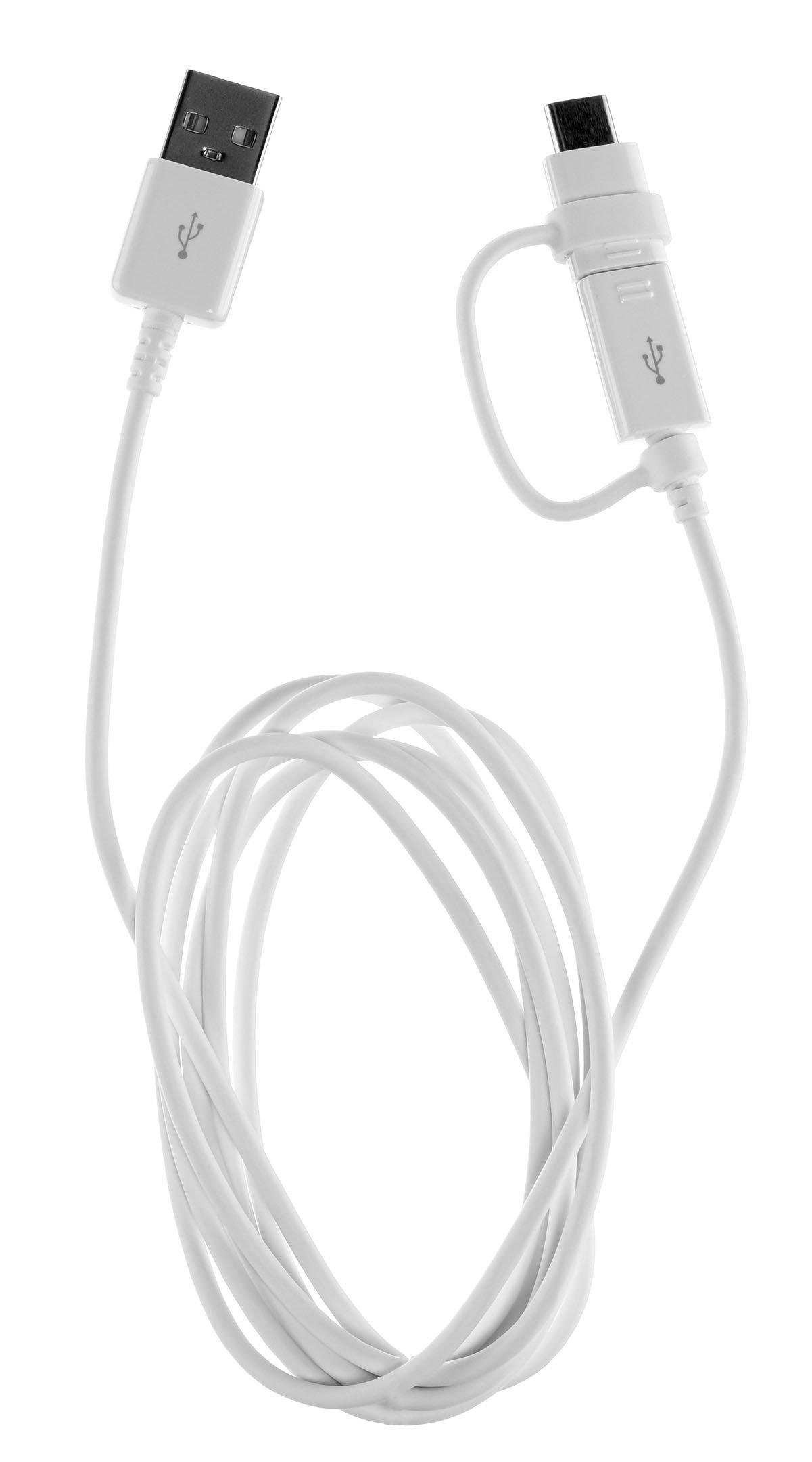 Buy Samsung Micro and Type C cable, White in Saudi Arabia