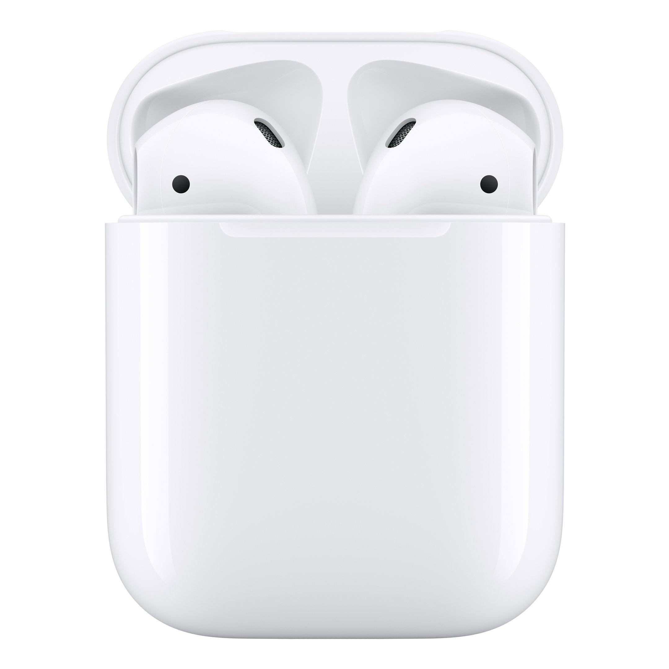 Buy Apple AirPods 2nd Gen with Charging Case, White in Saudi Arabia