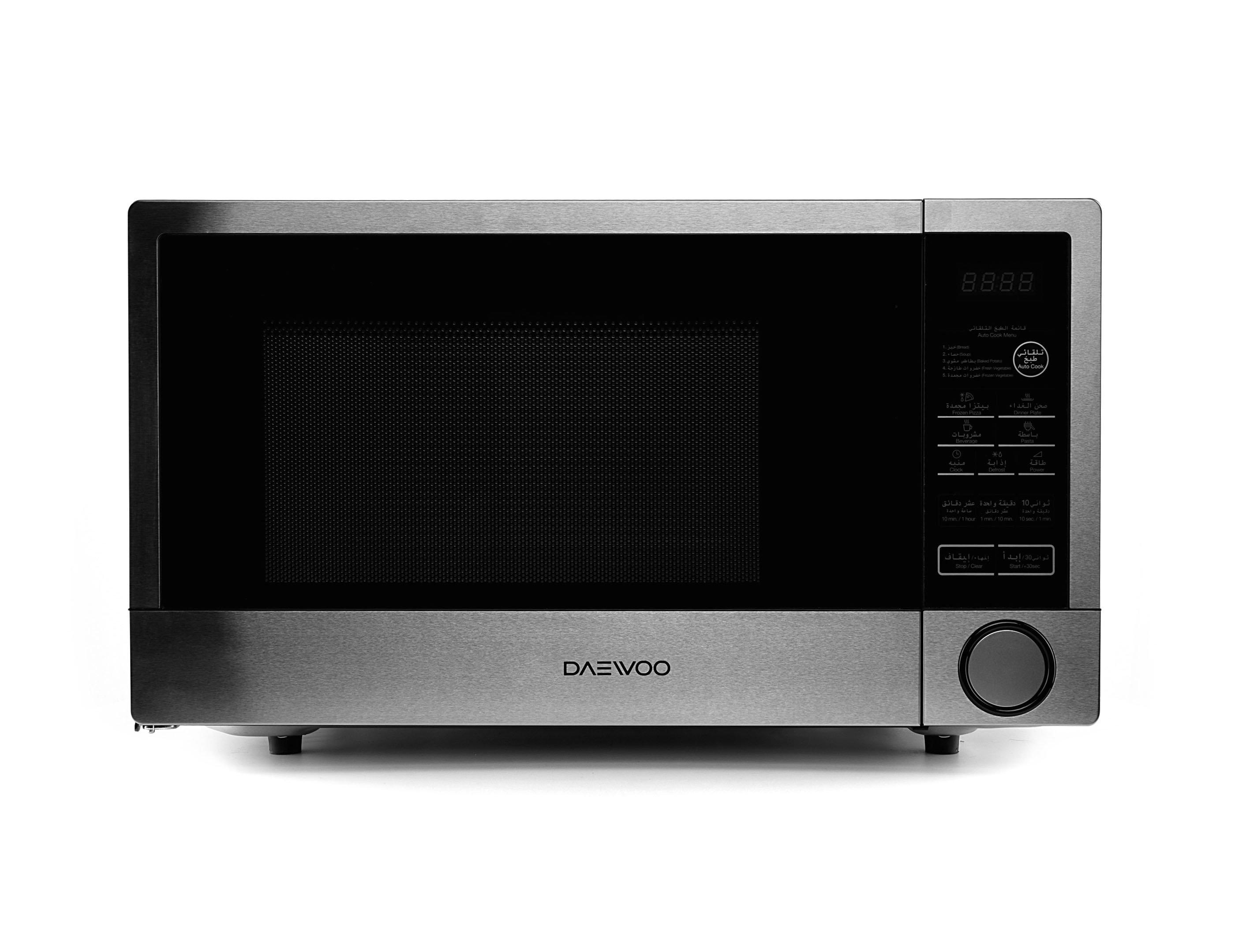 Daewoo Microwave , 31L, 1000W, Stainless Steel - eXtra Saudi