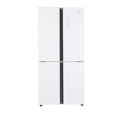 Buy Haier Side by Side 4 Door Refrigerator, 12.3Cu.ft, Freezer 5.5Cu.ft, Inverter, White in Saudi Arabia