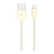 Buy Griffin Core Range 1m Charge/Sync Lightning Cable, Gold in Saudi Arabia