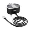 E-Strong 13A Home charger dual output 2.4A with type-C cable Black
