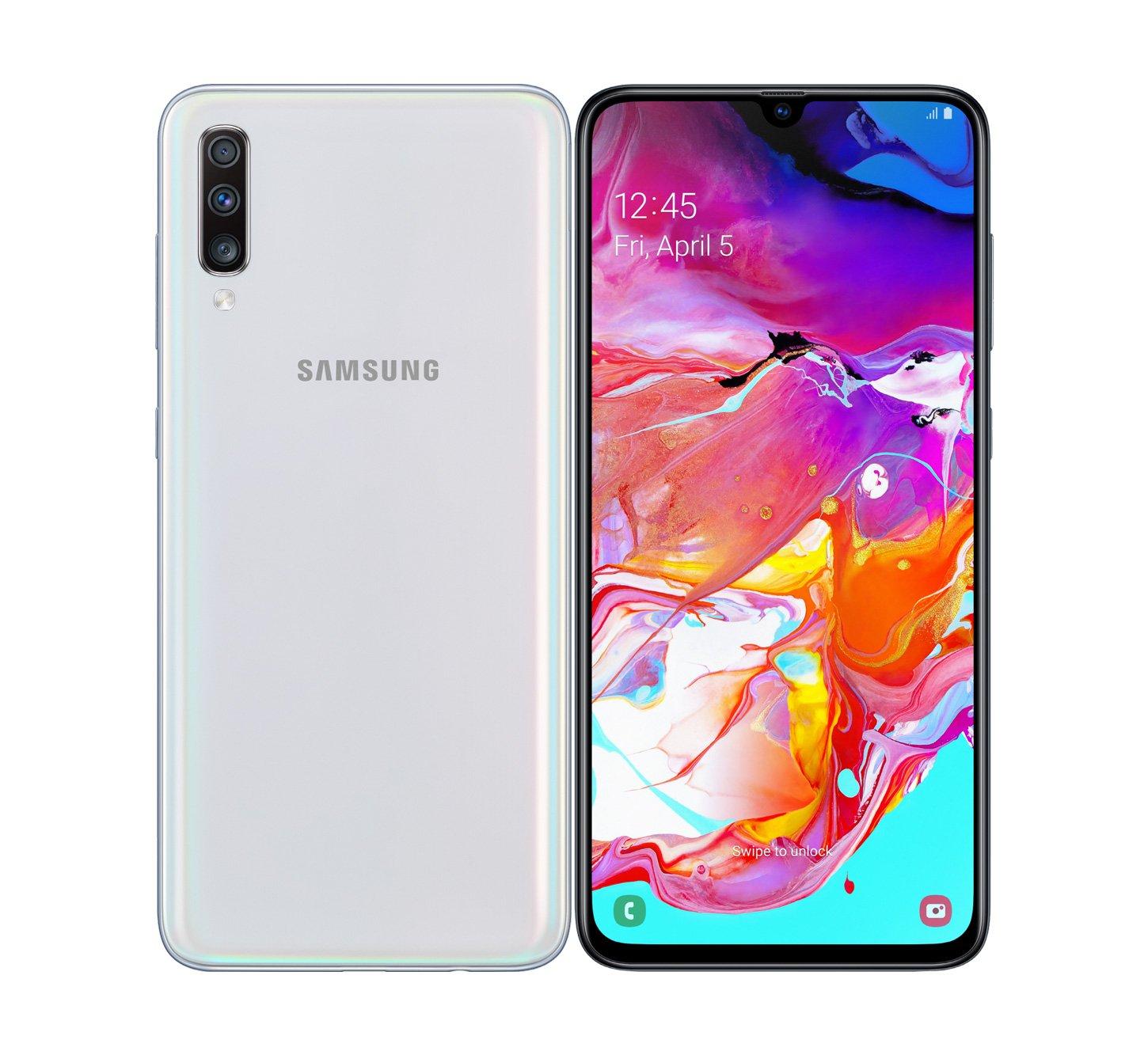 Samsung Galaxy A70 128gb White Extra Saudi