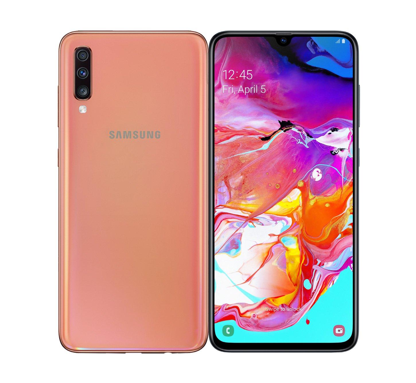 Samsung Galaxy A70 128gb Orange Extra Saudi