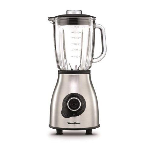 Moulinex Blender Master Mix 1400W, 2L. Variable Speed+Pulse. Glass Jar.Silver price in Saudi