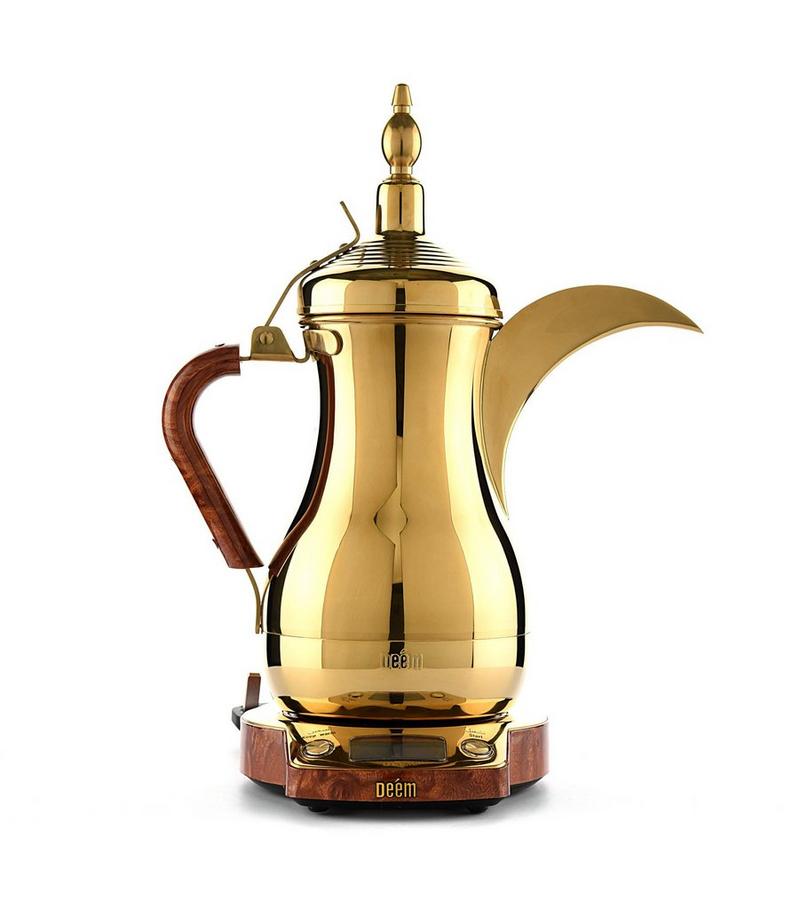 دييم دلة لصنع القهوة العربية، 850 - 1000 واط، 1 لتر، ذهبي