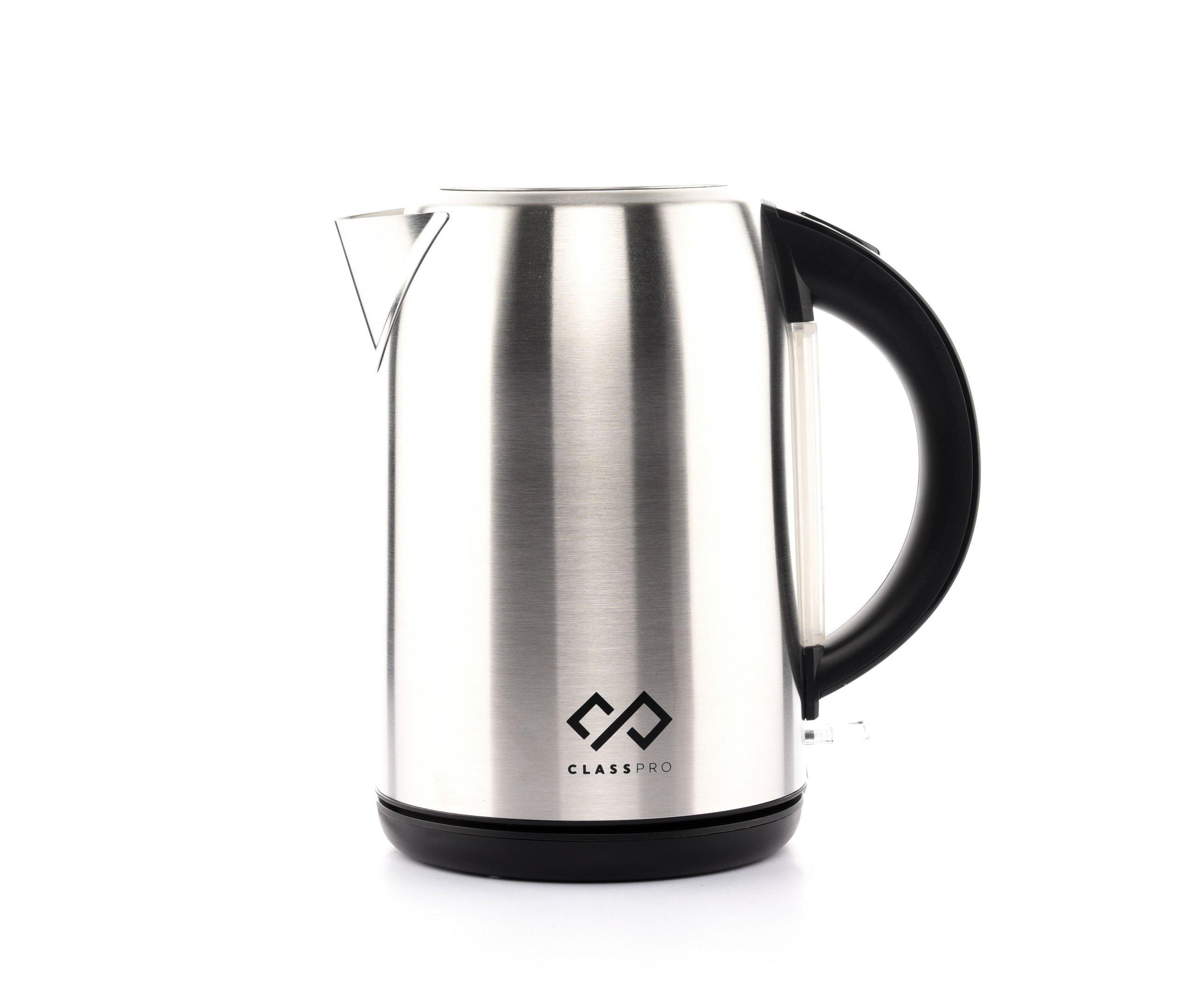 ClassPro Electric Kettle, 1.7L, Stainless Steel price in Saudi Arabia