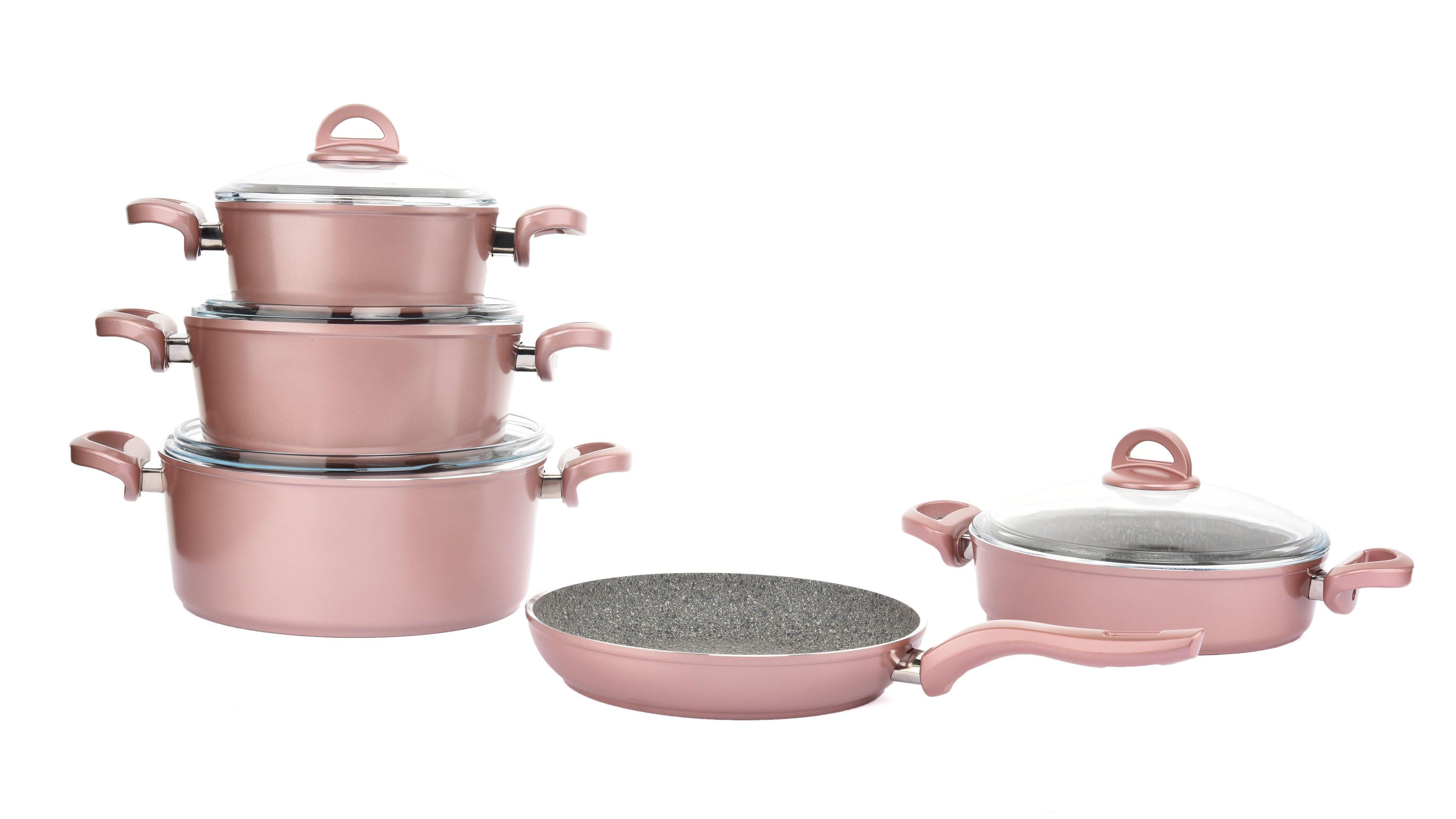 pink cookware set