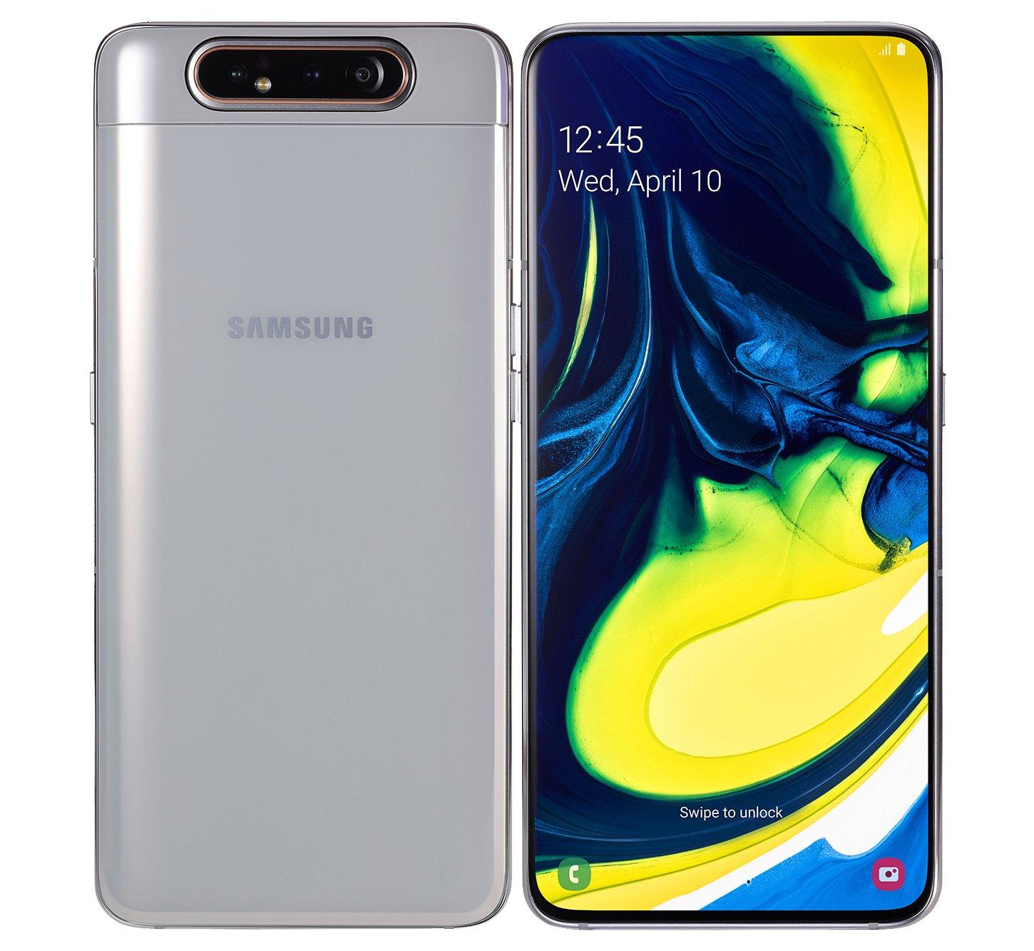 Samsung Galaxy A80, 128GB, Silver price in Saudi Arabia | Extra Stores Saudi Arabia | kanbkam