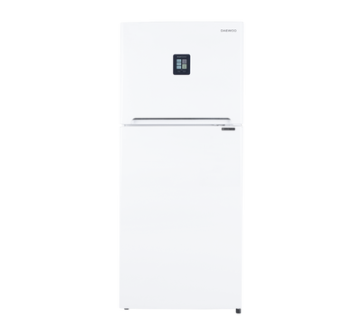 Buy Daewoo Refrigerator 8.6 Cu.ft Freezer 3.5 Cu.ft, Inverter, White in Saudi Arabia