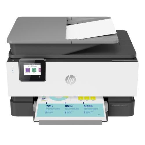 Buy HP OfficeJet Pro 9013 AIO Printer, White/Grey, Print, Copy, Scan, Fax, Wi-Fi in Saudi Arabia