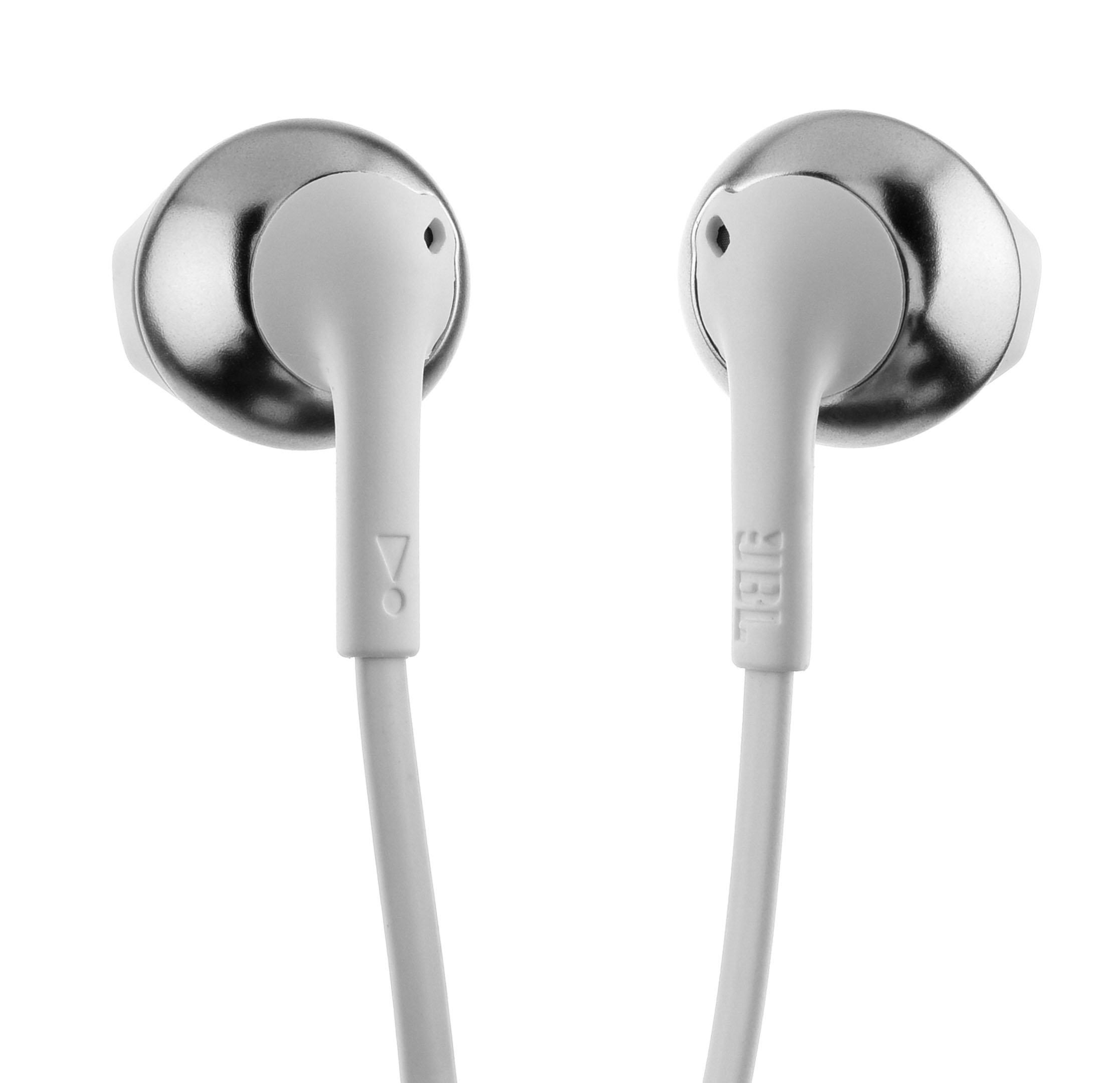JBL earbuds Wired Headphone T205, Chrome eXtra Oman