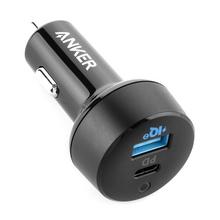 Buy Anker Power Drive PD+2 Car Charger With Power Delivery + Power IQ 2.0, Black in Saudi Arabia
