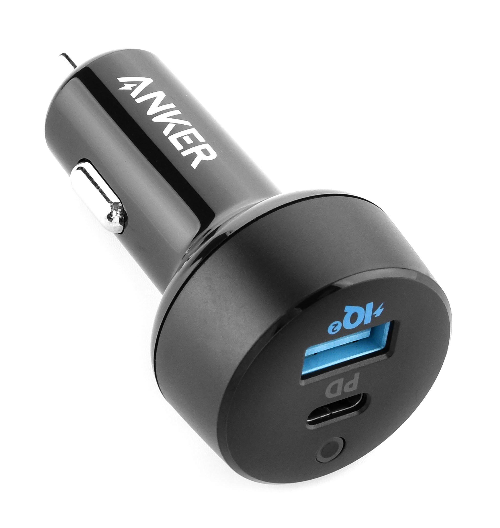 Anker Power Drive PD+2 Car Charger With Power Delivery + Power IQ 2.0