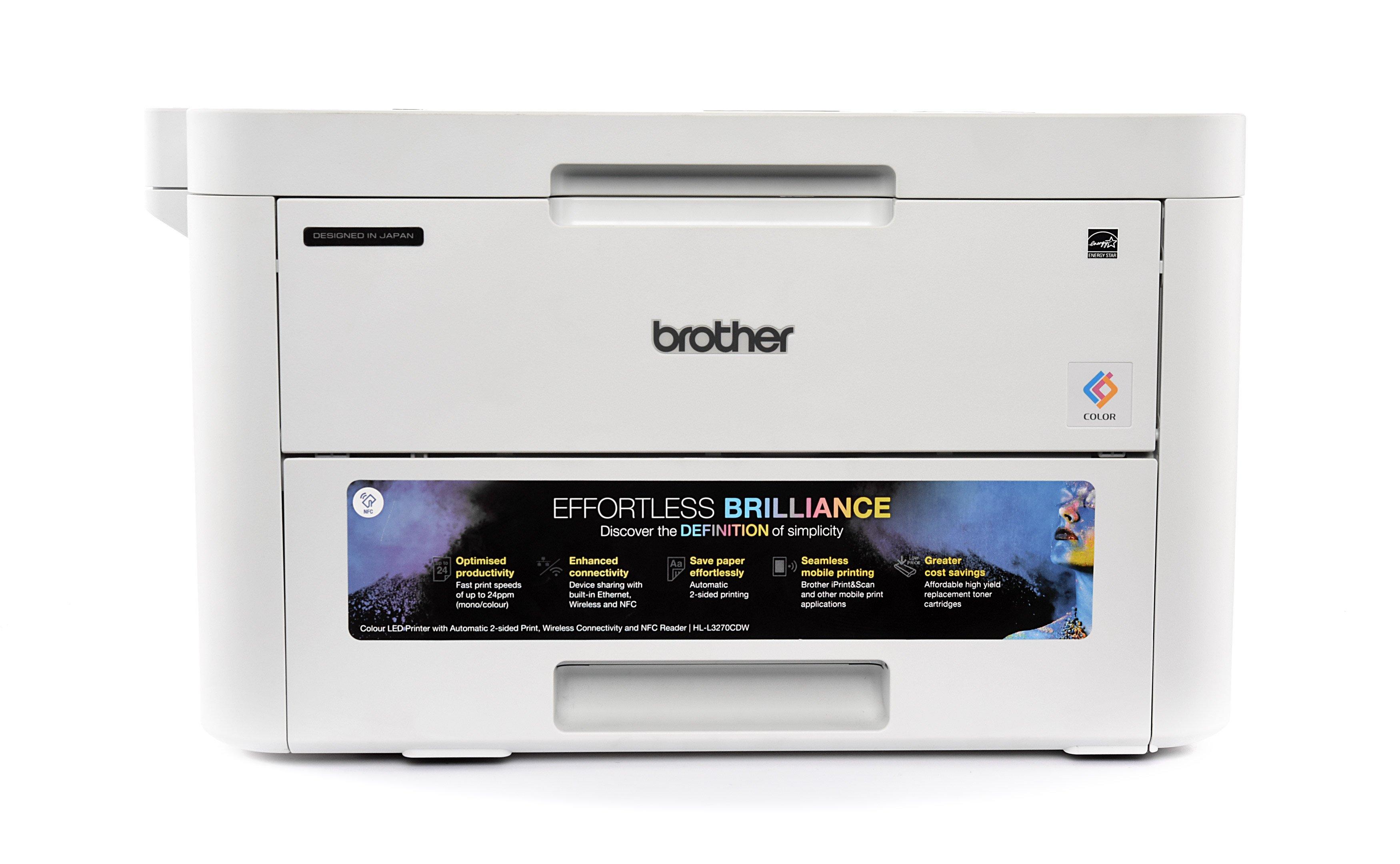 Brother HL L3270CDW Colour Laser Printer With 2 Sided Print And   Brother HL L3270CDW Colour Laser Printer With 2 Sided Print And Wireless Connectivity