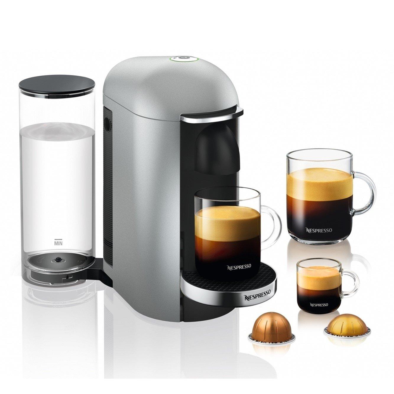 Nespresso VertuoPlus MachineSilver eXtra Saudi