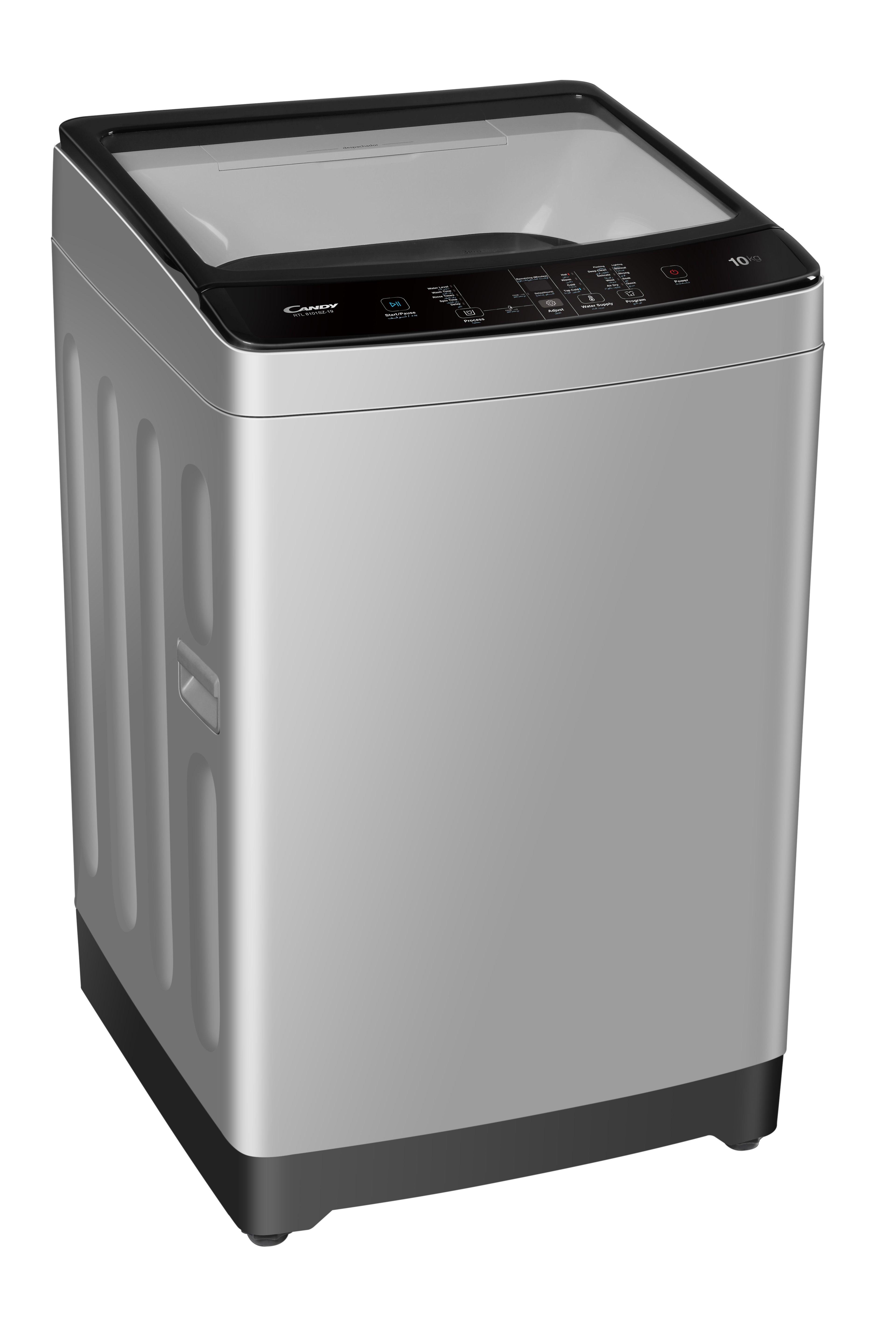 Buy Candy Auto Top Load Fully Automatic Washing Machine, 10Kg,Silver in Saudi Arabia