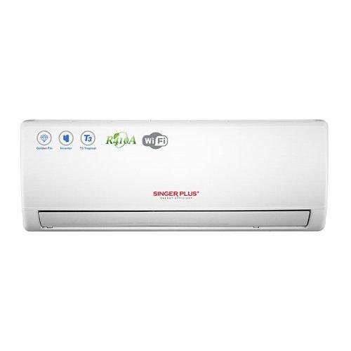 Singer Plus Split AC, 2.0 Tons, 24000 BTU Hot/Cold, Inverter, White ...