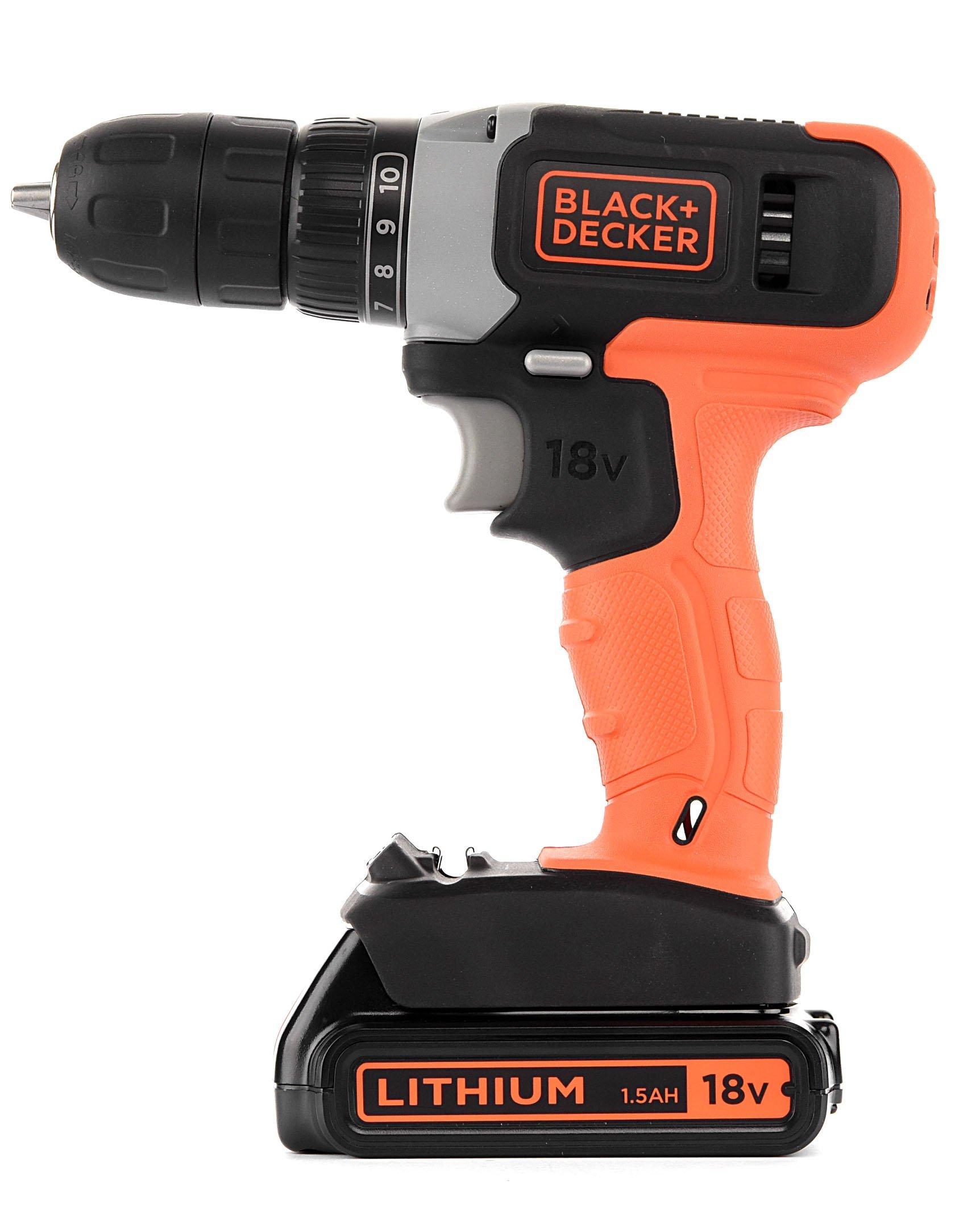 Black Decker Bcd001C1 Qw 18V Cordless Drill Driver 1 Speed eXtra Bahrain