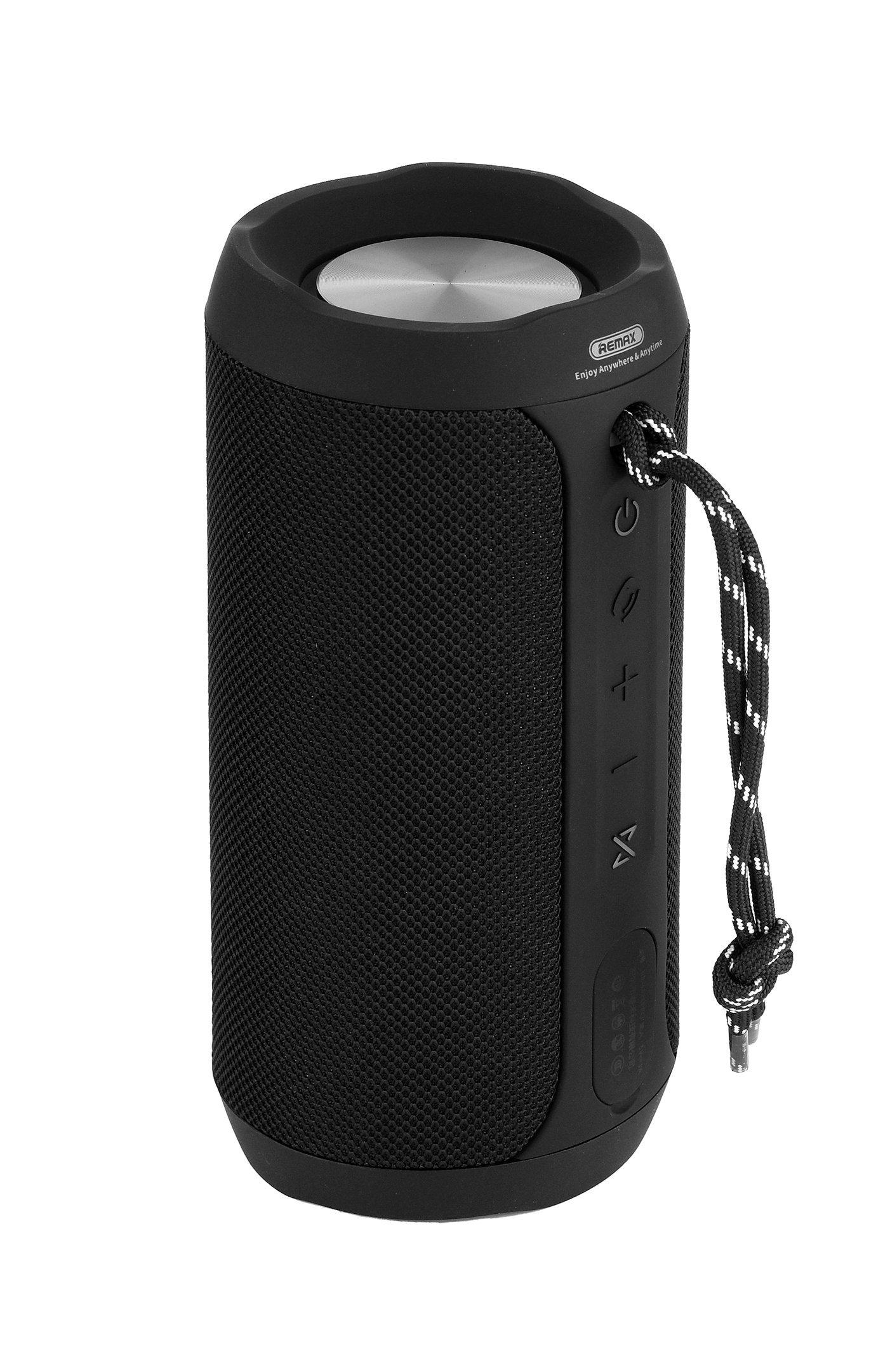 Remax Portable and Water Proof Bluetooth Speaker, Black eXtra Saudi