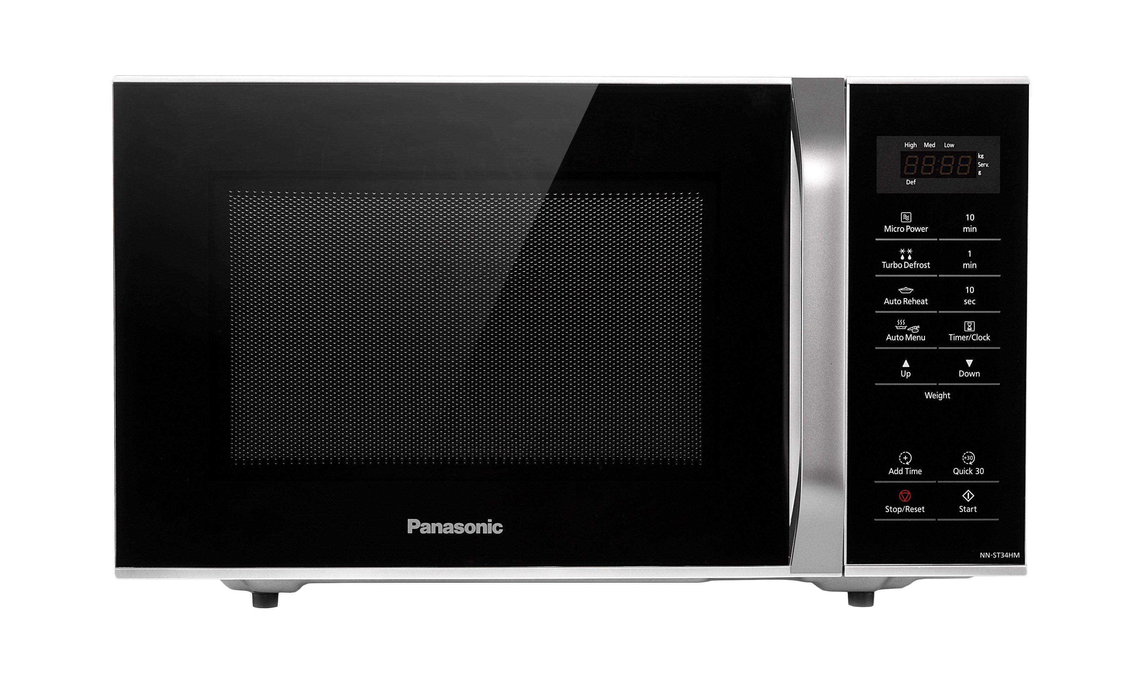 Panasonic Microwave. 25L, 800W 50/60Hz, Solo,Silver price in Saudi