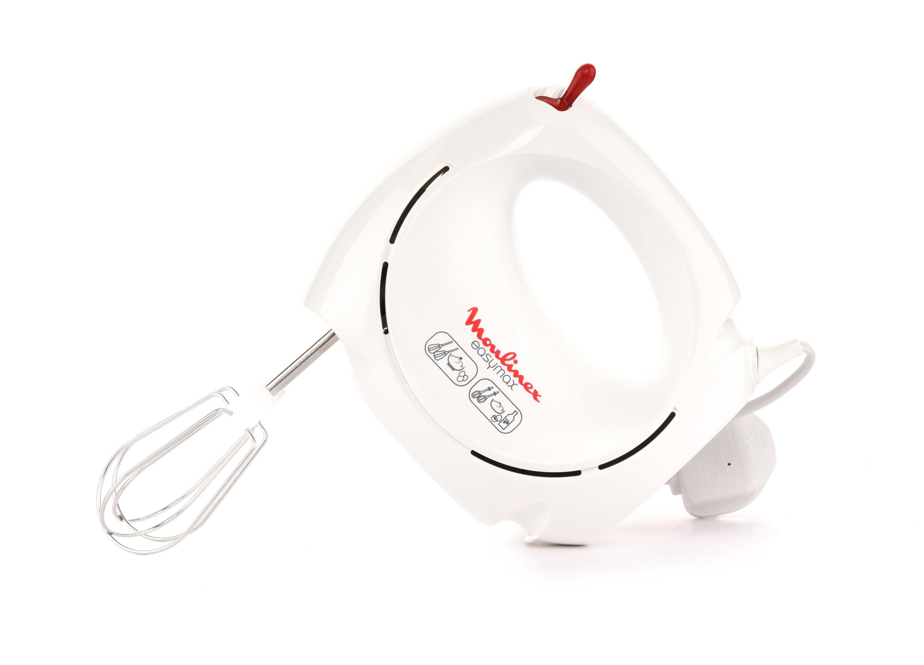 Buy Moulinex Hand Mixer Easy Max. 200W, 5 Speeds,White in Saudi Arabia